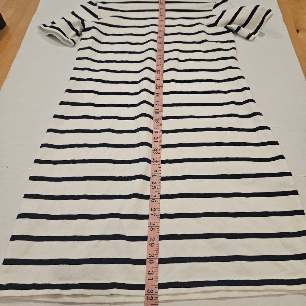 Banana Republic, EUC, Striped White & Black Dress, XS - Picture 5 of 8
